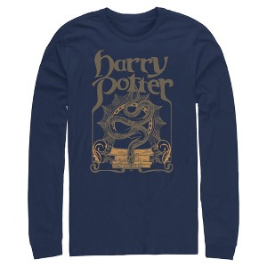 Mens Harry Potter Snake Symbol Long Sleeve Shirt - 1 of 4