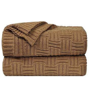 Knitted Soft 100% Cotton Home Bed Blankets - PiccoCasa