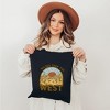 City Creek Prints Wilder Than The West Canvas Tote Bag - 15x16 - Black - 2 of 2