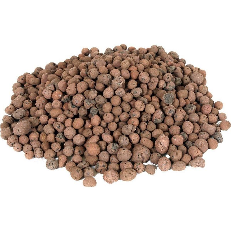 GROW!T GMC10L 100% Natural Clay Pebbles for Hydroponic Growing, Aquaponic Systems, Drainage, and Other Gardening, Brown, .90 Cubic Feet/25 Liter Bag, 2 of 7