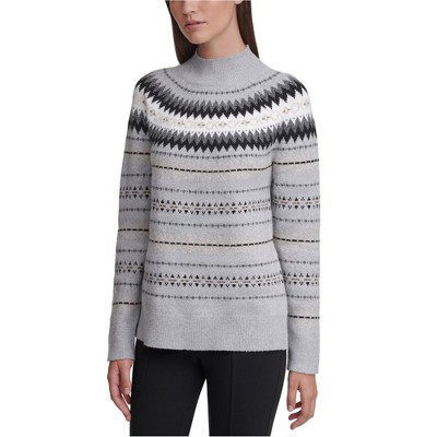 Calvin Klein Womens Mock-Neck Pullover Sweater