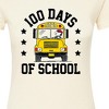 Women's - Peanuts - Snoopy One Hundred Days Of School Fitted Graphic T-Shirt - 2 of 4