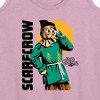 Women's Wizard of Oz Scarecrow Graphic Racerback Tank - Heather Orchid - Large - 2 of 4