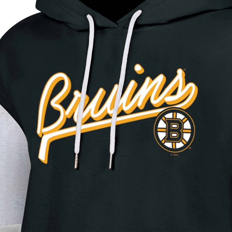 NHL Boston Bruins Women&#39;s Fleece Hooded Sweatshirt, 3 of 4