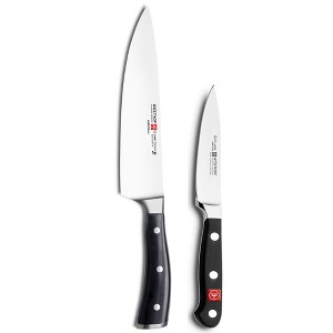 Wusthof Classic Ikon 8 inches Chef's Knife and Wusthof Classic 4 inches Paring Knife - 1 of 1