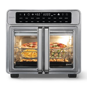 Kitchen Elite 26 Qt French Door Air Fryer Oven, Countertop Cooker w/ LED Display - 1 of 4