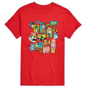 Men's - Toy Story - Buzz, Woody, And Friends Short Sleeve Graphic T-Shirt - 1 of 3