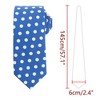 INSPIRE CHIC Men's Polka Dots Self-Tied Neck Tie Pocket Square Sets - 3 of 4