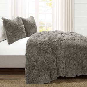 Emma Faux Fur Comforter Set - Lush Décor - 1 of 4