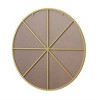 Wall Mirror, 39 Inch/42 Inch Circular Home Decor Farmhouse Metal Framed Mirror, Round Vanity Dressing Mirrors - 4 of 4