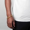 Crucible Men's Wide Curb Chain Gold Steel Bracelet - 4 of 4