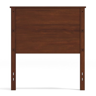 Cherry Solid Wood Twin Panel Headboard with Rustic Design