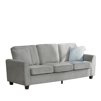 Jojoka 83 Inch Modern 3 Seat Sofa, Mid-Century Upholstered Couch with Removable Covers for Living Room