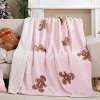 Lomsoe Christmas Throw Blanket Flannel Blanket for Couch and Bed, Lightweight Cozy Blanket Christmas Decor Christmas Gift. - 3 of 4