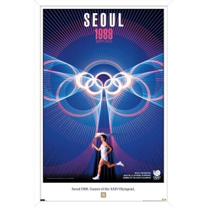 Trends International Team USA - Seoul 1988. Games of the XXIV Olympiad. Framed Wall Poster Prints - 1 of 4