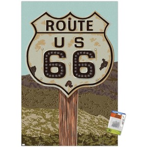 Trends International Lantern Press - Flagstaff, Arizona, Route 66 Unframed Wall Poster Prints - 1 of 4
