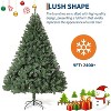 TackView Artificial Christmas Tree, Lifelike Spruce Holiday Xmas Tree, Hinged Branch Design, Foldable Metal Stand, for Holiday Decor - 4 of 4