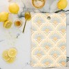 Iveta Abolina Fan Florals Yellow Cutting Board - Rectangle - 2 of 3