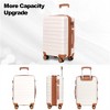 BEAFUP luggage sets 3 piece, carry-on luggage with wheels, check in luggage, 28/24/20 inch luggage,tsa approved lock,hardshell suitcase - 2 of 4