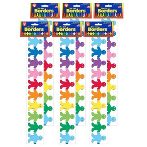 Hygloss® Rainbow Kids Mighty Brights™ Border, 36 Feet Per Pack, 6 Packs - 1 of 2