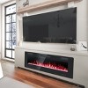 Kismile Ultra-Thin Electric Fireplace, Featuring Low-Noise Operation (Sleep Mode), Supports Built-In Or Wall-Mounted Installation - 2 of 4