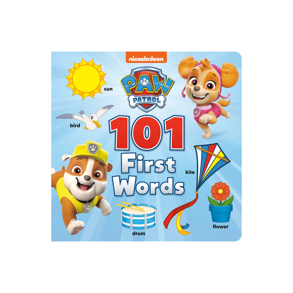 Paw Patrol 101 First Words (Paw Patrol) - by Random House (Board Book)