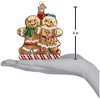 Old World Christmas Blown Glass Ornament for Christmas Tree, Gingerbread Friends - 3 of 4
