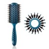 The Knot Dr. for Conair Vented Nylon & Boar Bristle Round Hair Brush - All Hair - Pink - 2 of 4