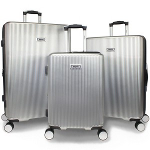 World Traveler Dejuno Monarch 3-Piece Lightweight Hardside Polycarbonate Expandable Spinner Luggage Set with TSA Lock - 1 of 4