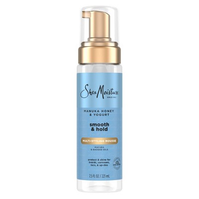 SheaMoisture Manuka Honey & Yogurt Smooth & Hold Multi-Styling Hair Mousse - 7.5 fl oz: Paraben-Free, Phthalate-Free