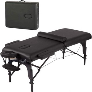 FDW Massage Table Portable Massage Bed Spa Bed 77 Inches Long 30 Inches Wide Height Adjustable 4 Inches Memory Sponge Salon Table - 1 of 4