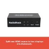 RadioShack Signal Splitter 1 HDMI Input to  2 HDMI Output Ports Supporting 3D Video 1503213 - 3 of 4