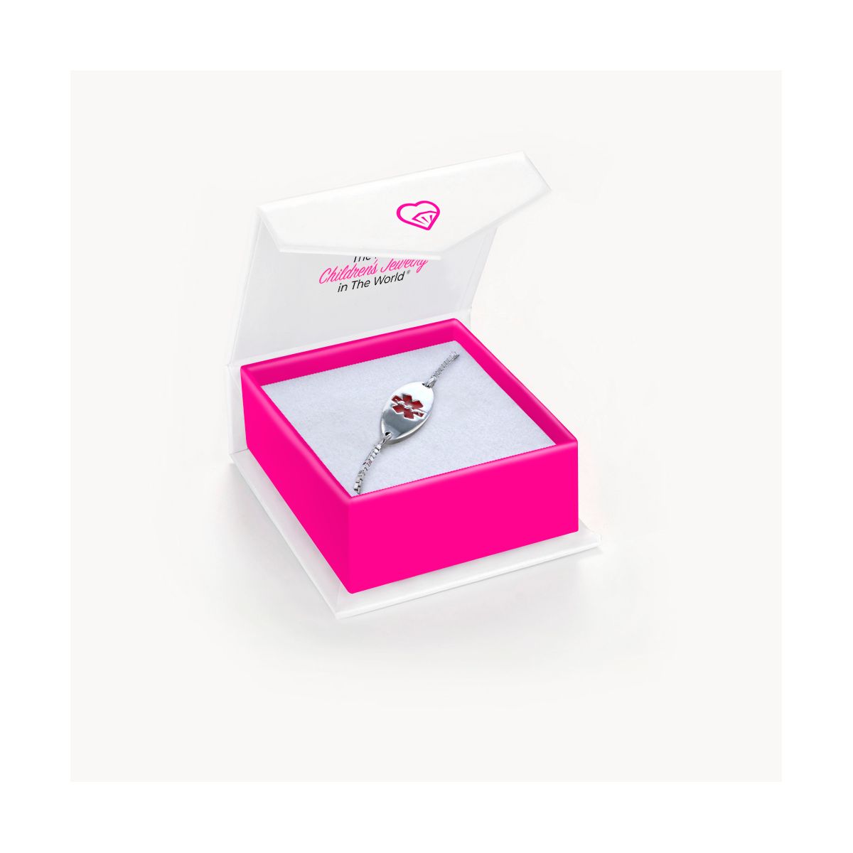 Girls' Medical Emergency Bracelet Sterling Silver - In Season Jewelry - thumbnail 3
