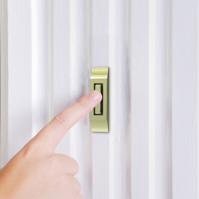 DOITOOL 4pcs Universal Doorbell Button Replacement Kit Illuminated