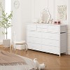 Garvee Wide 10 Drawer Dresser & TV Stand for 47 to 55 Inch TVs - Multi-Functional Storage Chest with Metal Frame and Waterproof Wood, White - 3 of 4