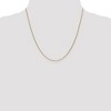 Black Bow Jewelry 1.1mm 14k Yellow Gold Solid Round Cable Chain Necklace - 2 of 4