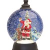 Christmas Santa Snow Globe – Acrylic 9.25H – Indoor Holiday Decor – By Melrose - 2 of 3