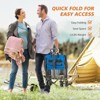 Collapsible Folding Wagon Cart with All-Terrain Wheels Heavy Duty Utility Cart for Camping and Shopping 330lbs Capacity - 4 of 4