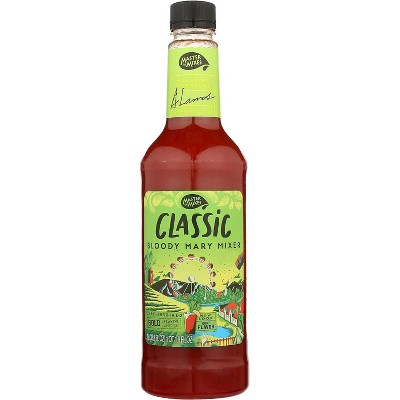 Master of Mixes Bloody Mary Classic - Ready to Use - 1 Liter Bottle (33.8 Fl Oz)-Mixer Perfect for Bartenders and Mixologists
