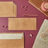 Juvale 100 Pack Bulk #10 Brown Envelopes with Gummed Seal for Invitations, Mailing Letters, Checks, Gift Certificates, 4-1/8 x 9-1/2 in - 2 of 4