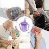 LunaLulinlk Sippy Drinking Cups, Plastic+Silicone 5CC or 10CC, Purple - 2 of 4