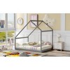 Streamdale Full Size Wooden House Bed, Gray - 3 of 4