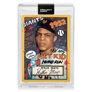 Topps Topps PROJECT 2020 Card 80 - 1952 Willie Mays by Sophia Chang - 1 of 4