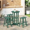 WestinTrends Malibu All Weather Hdpe Outdoor Patio Counter Height Bistro Set (4-Piece) - 2 of 4