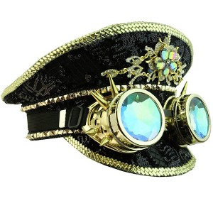 KBW Bedazzling Steampunk Breton Hat - 1 of 1