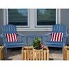 KTMBDW Outdoor Wooden Folding Adirondack Chair Set of 2 with Pre-Assembled BackRest, Wood Patio Chair for Garden Backyard Porch Pool Firepit - 3 of 4