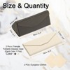 Unique Bargains Triangle Magnetic Foldable Glasses Case 2 Pcs - 2 of 4