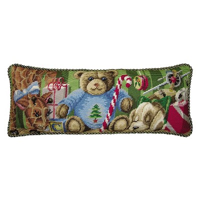 C&F Home 8" x 20" Babies In Toyland Needlepoint Pillow