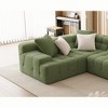 Deep Seat Sectional Couch, Modular Design with Anti-Slip Base, 113-Inch for Large Spaces - 4 of 4