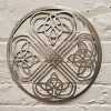 Slickblue Decorative Celtic Wall Art – Irish Steel Shamrock Leaf or Celtic Cross Design, 12", 5 Finishes - 2 of 4